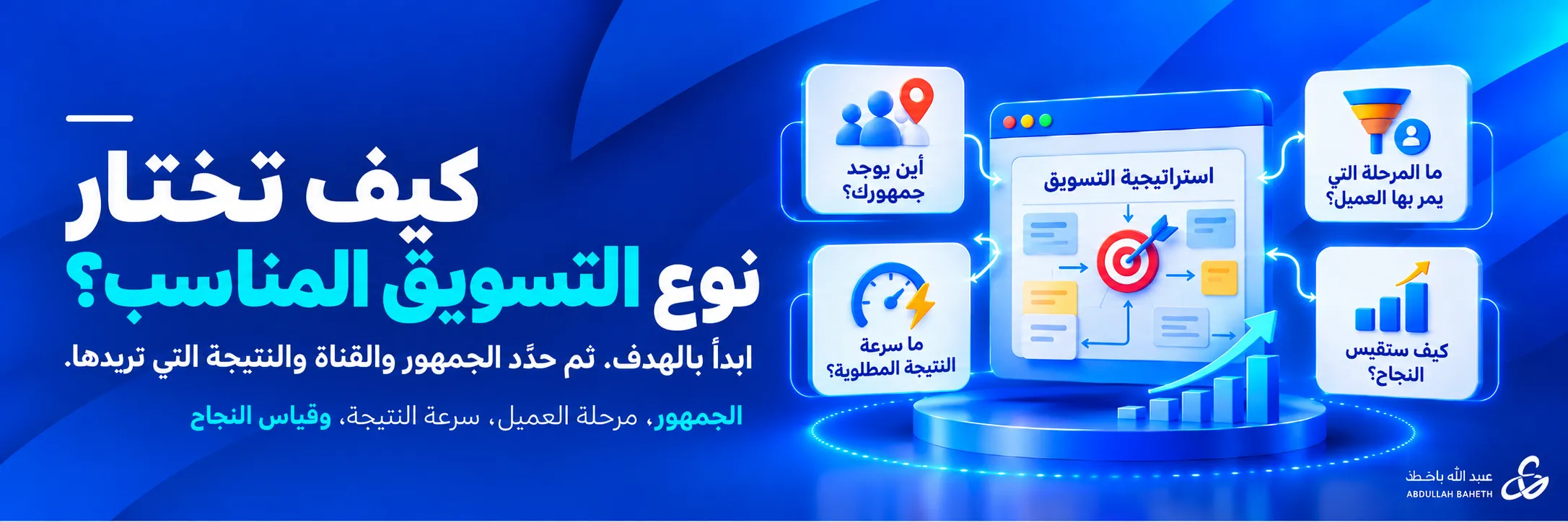 كيفية اختيار نوع التسويق المناسب حسب الجمهور وأهداف التسويق وقياس النتائج