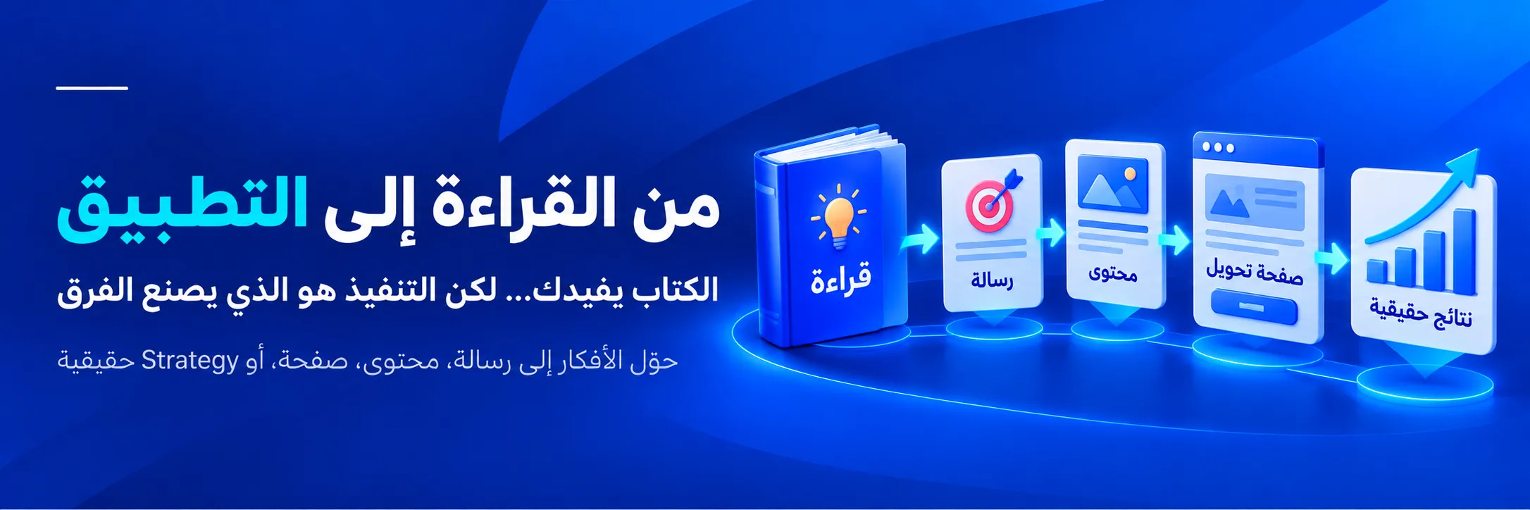 كيفية تطبيق ما تعلمته من كتب التسويق وتحويل الأفكار إلى استراتيجيات ومحتوى ونتائج عملية